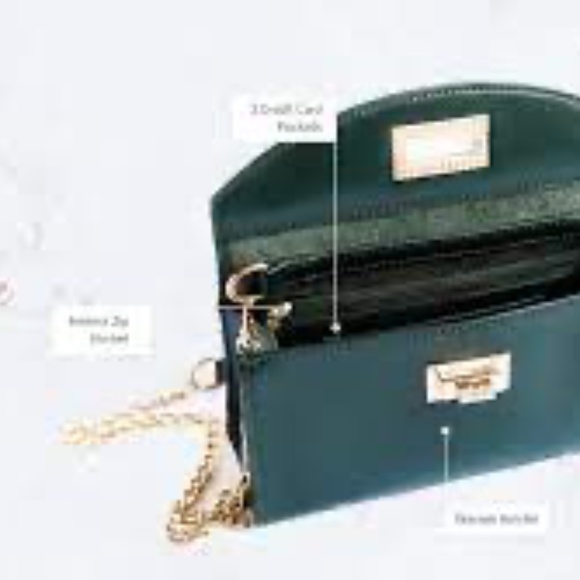 Jackie Crossbody Bag — Royal Green by Glass Ladder & Co - Picture 6 of 7